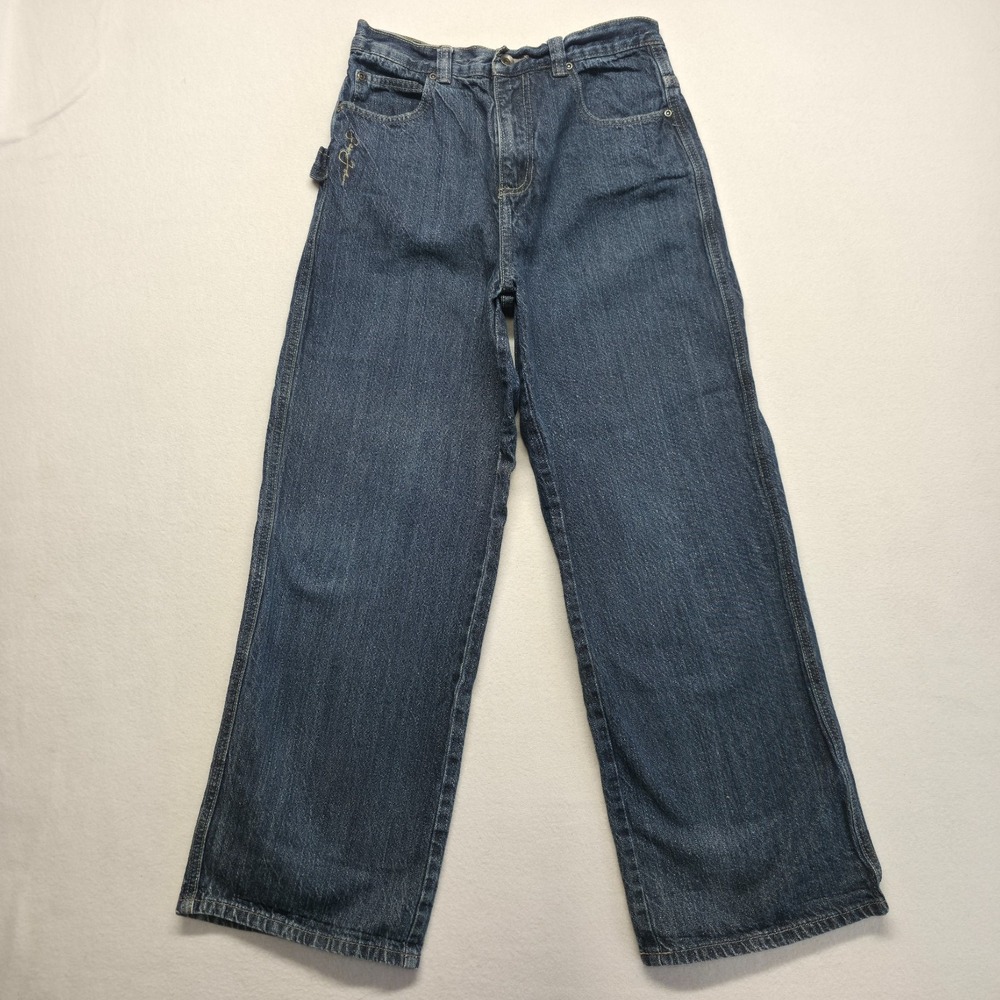 Sean John Boy's Denim Carpenter Blue Jeans Size 16 (27X27.5)